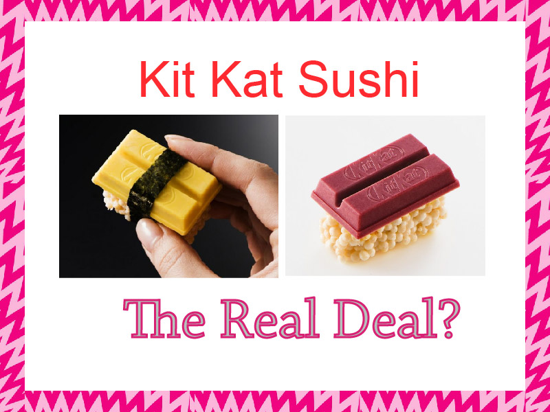 No Joke Kit Kat Sushi POGOGI Japanese Food